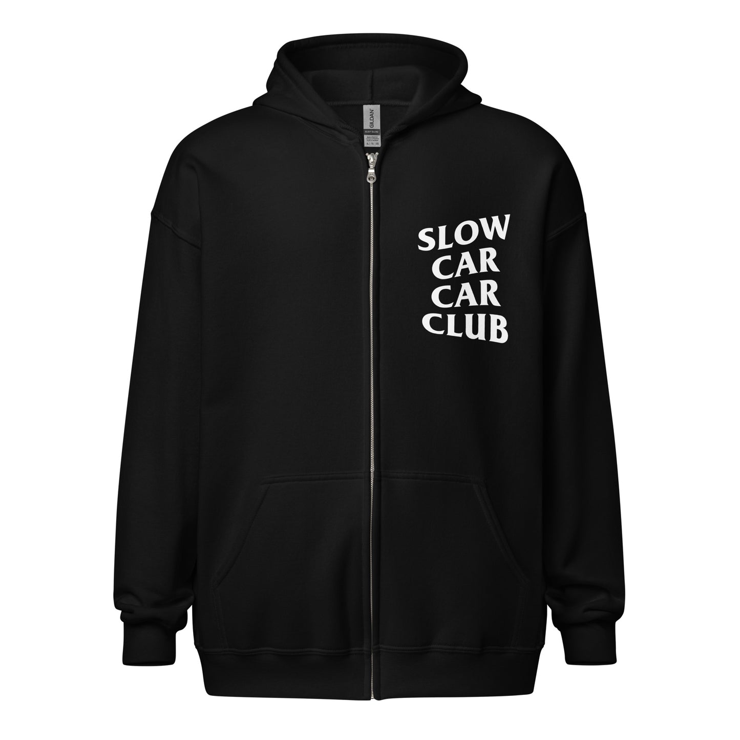 Slow Car Car Club Zip Hoodie
