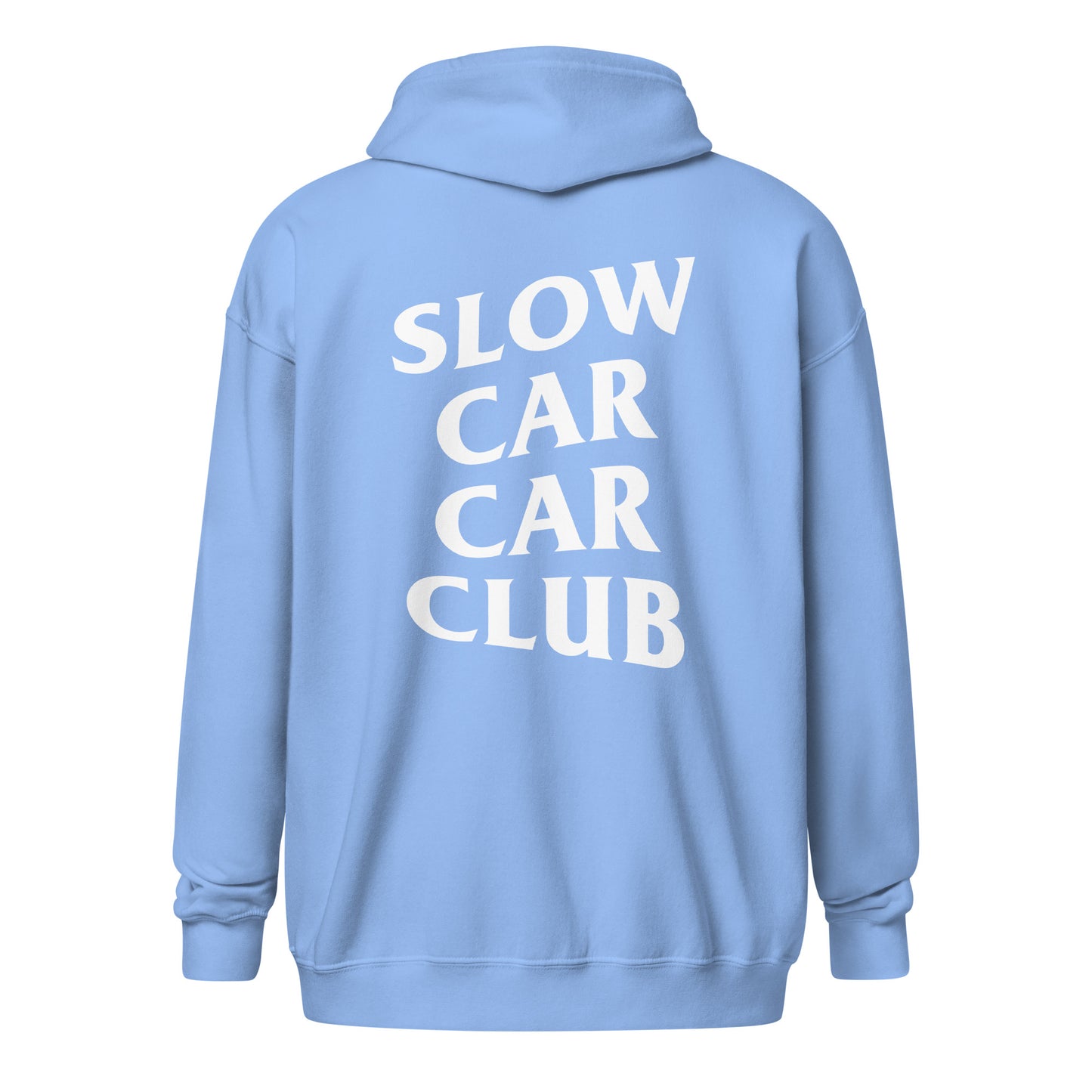 Slow Car Car Club Zip Hoodie