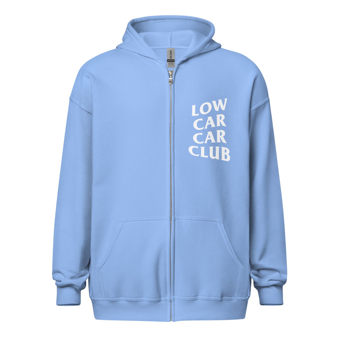 Low Car Car Club Zip Hoodie