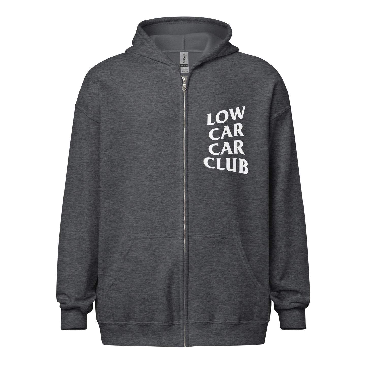 Low Car Car Club Zip Hoodie
