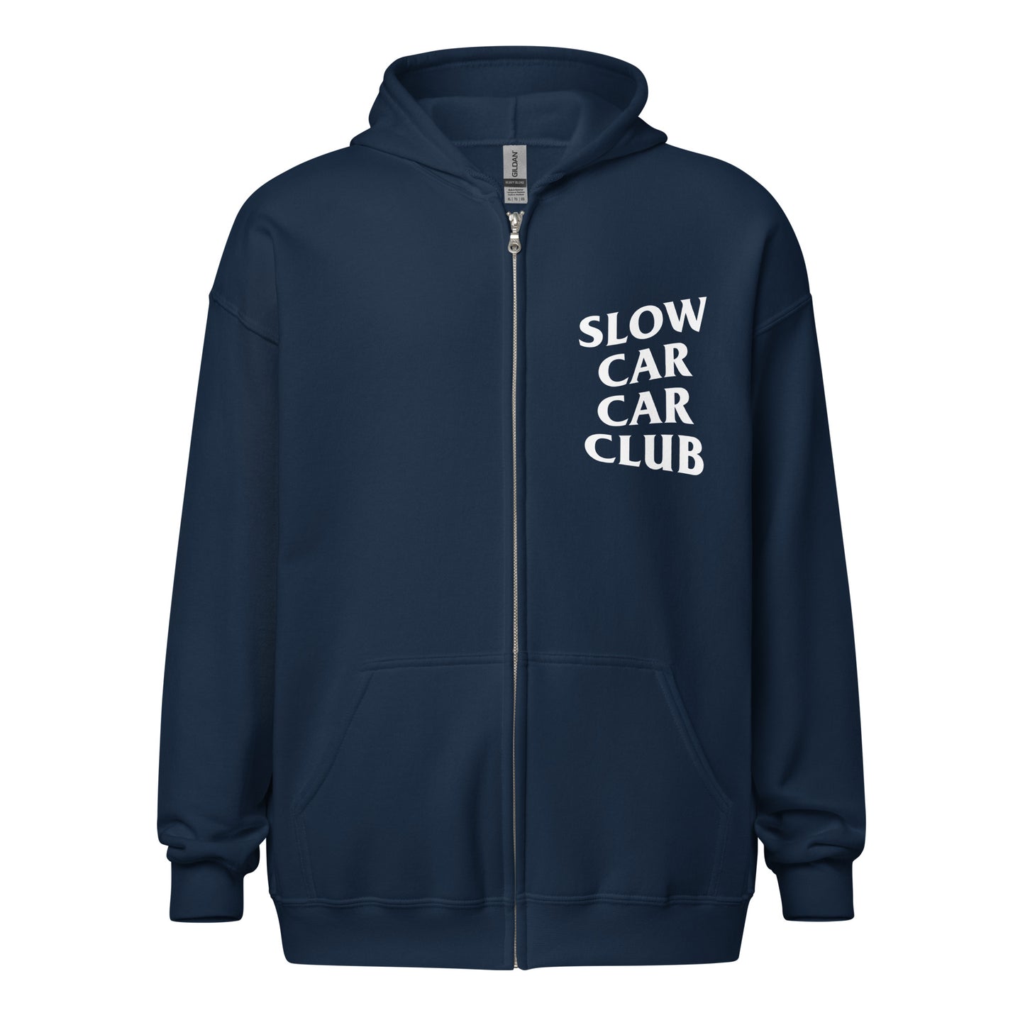 Slow Car Car Club Zip Hoodie