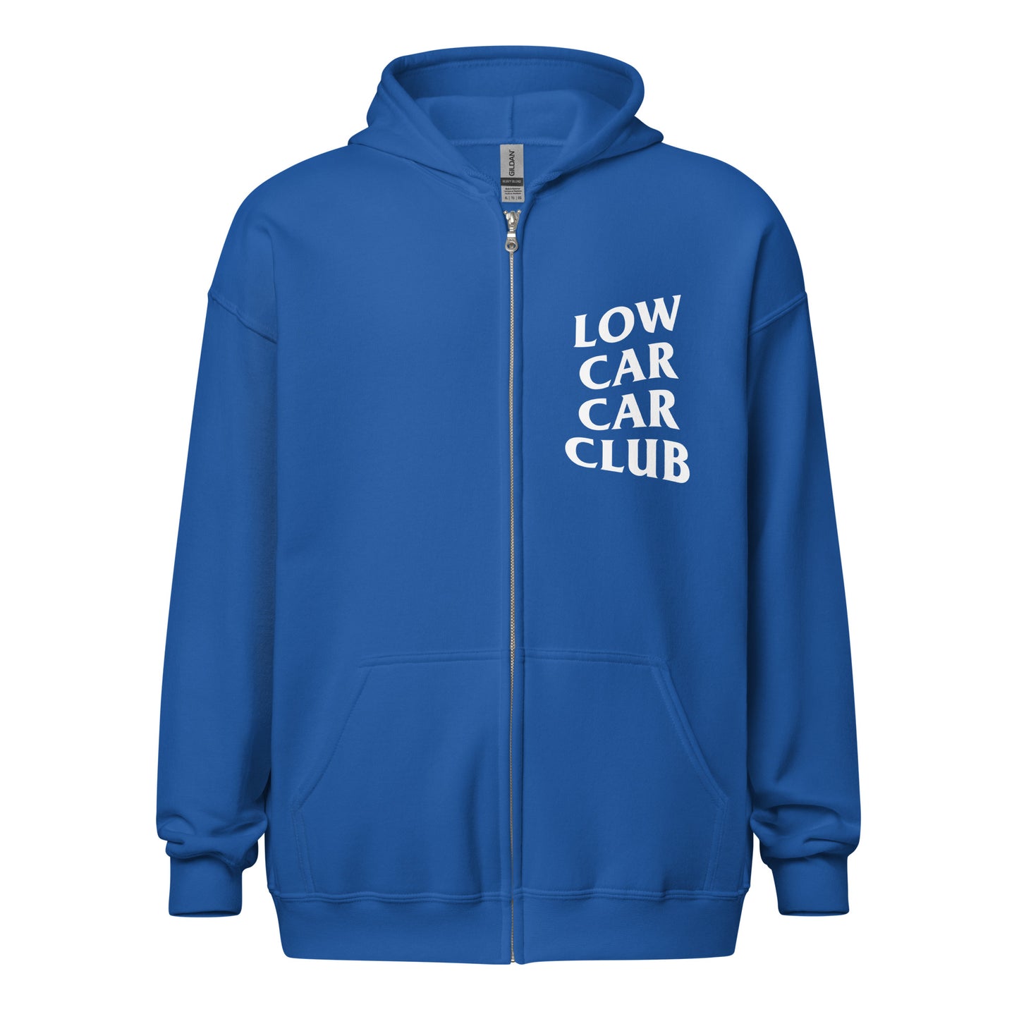 Low Car Car Club Zip Hoodie