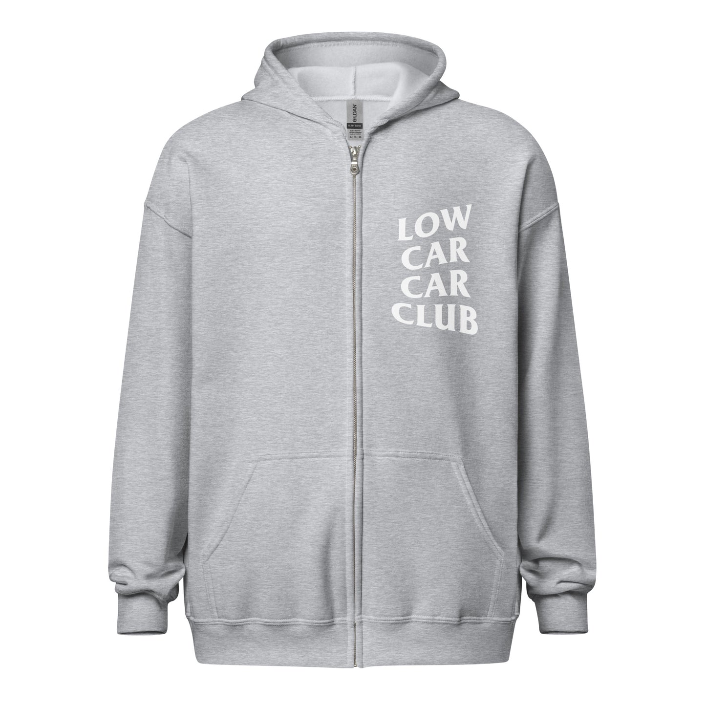 Low Car Car Club Zip Hoodie