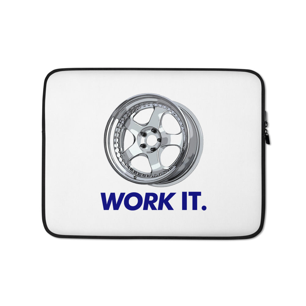JDM 3 Piece Wheel Laptop Sleeve