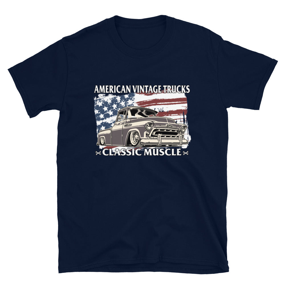 Classic Truck American Flag Shirt
