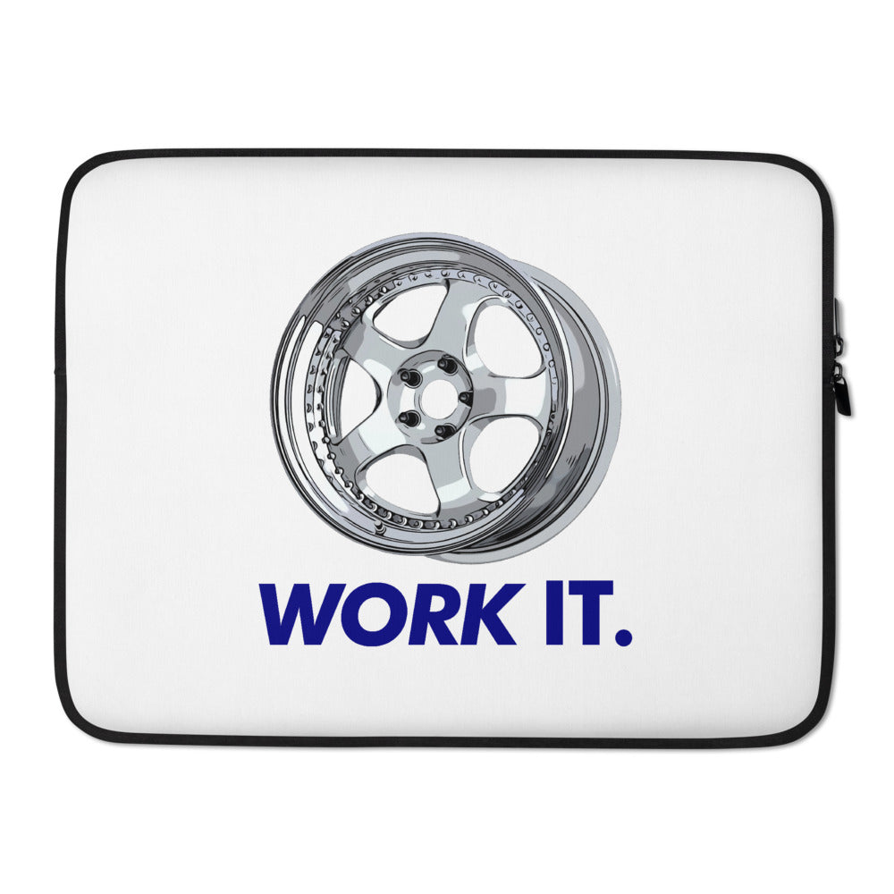 JDM 3 Piece Wheel Laptop Sleeve