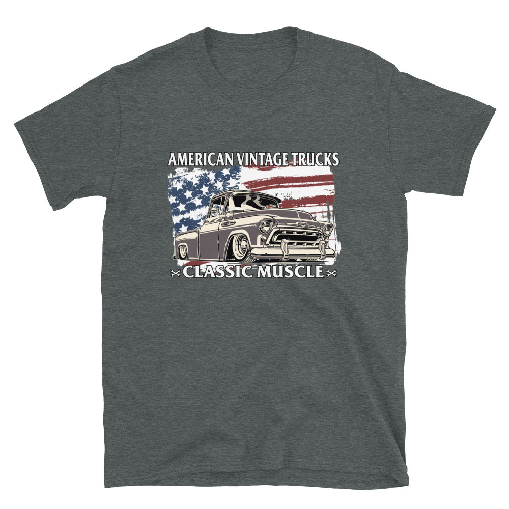 Classic Truck American Flag Shirt