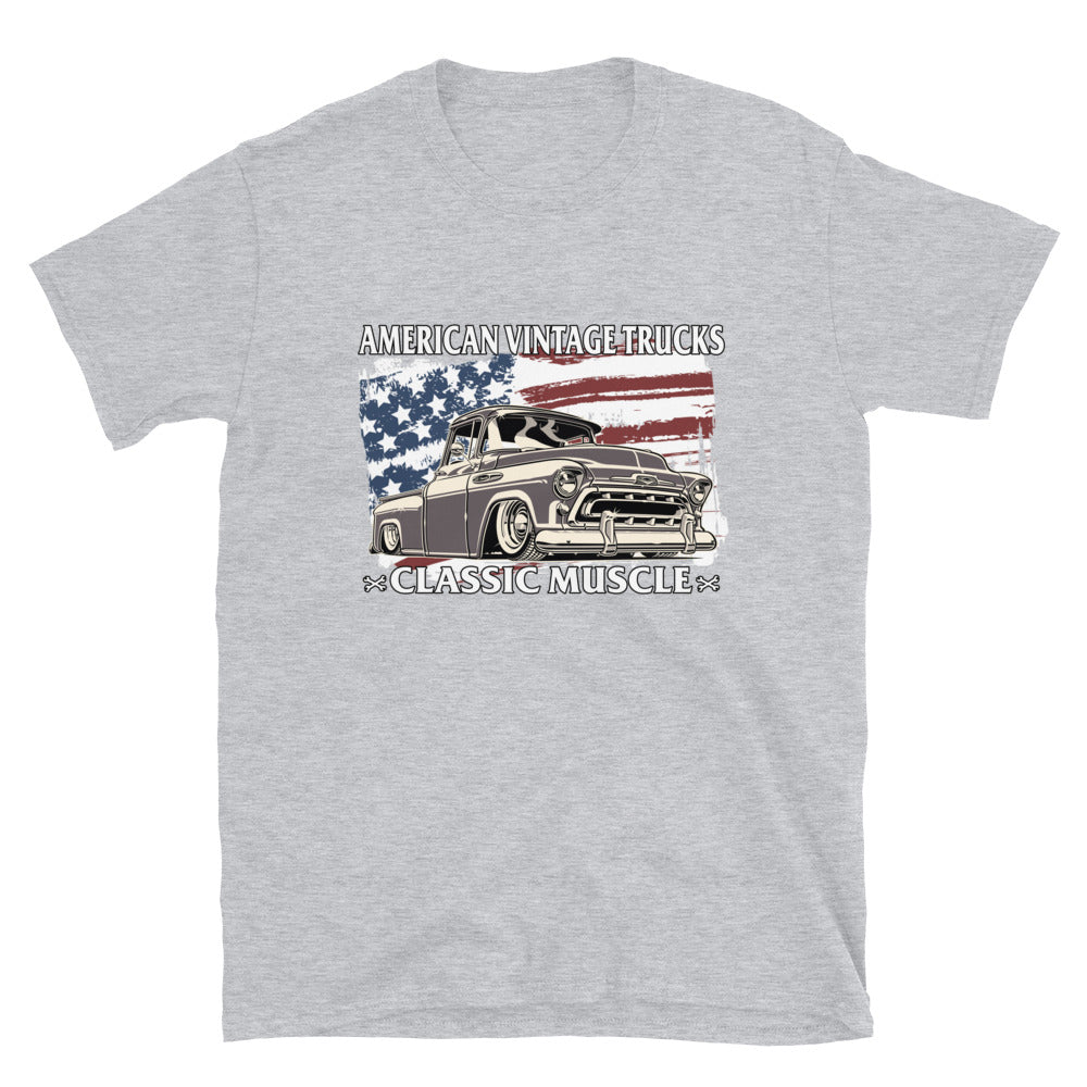 Classic Truck American Flag Shirt