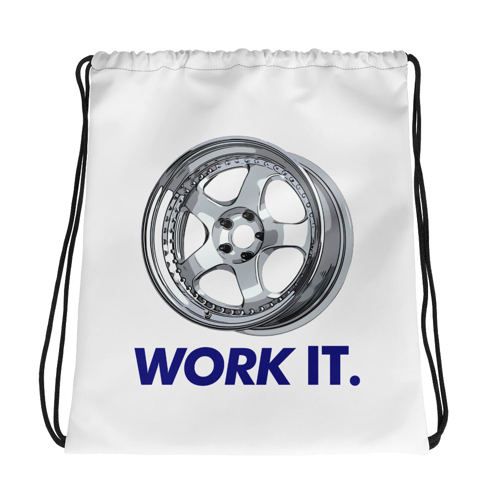 JDM 3 Piece Wheel Drawstring bag