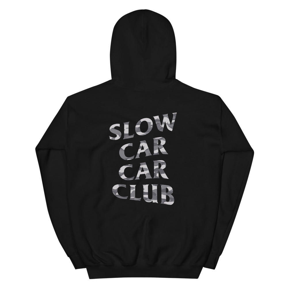 Slow Car Car Club Camo Hoodie