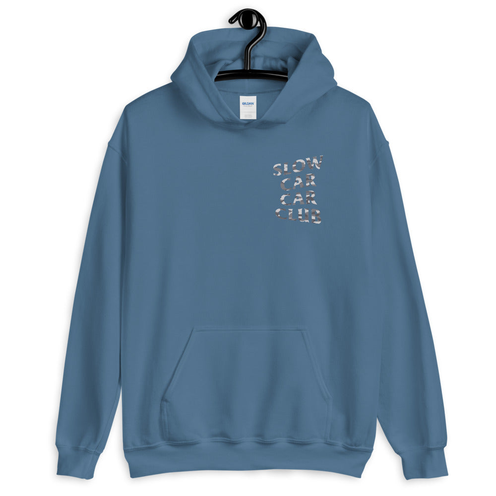 Slow Car Car Club Camo Hoodie