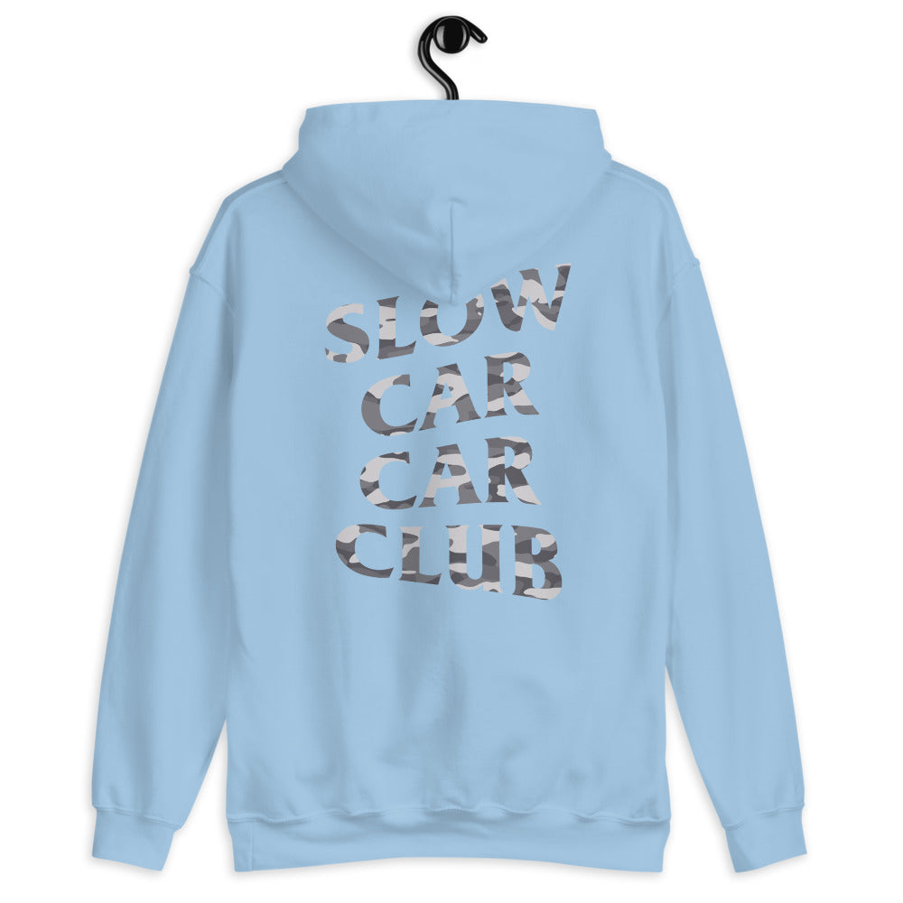 Slow Car Car Club Camo Hoodie