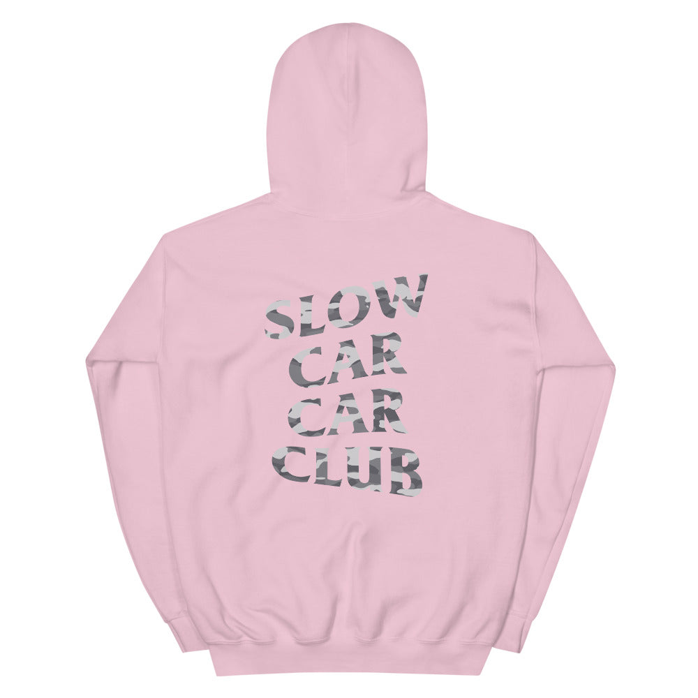 Slow Car Car Club Camo Hoodie