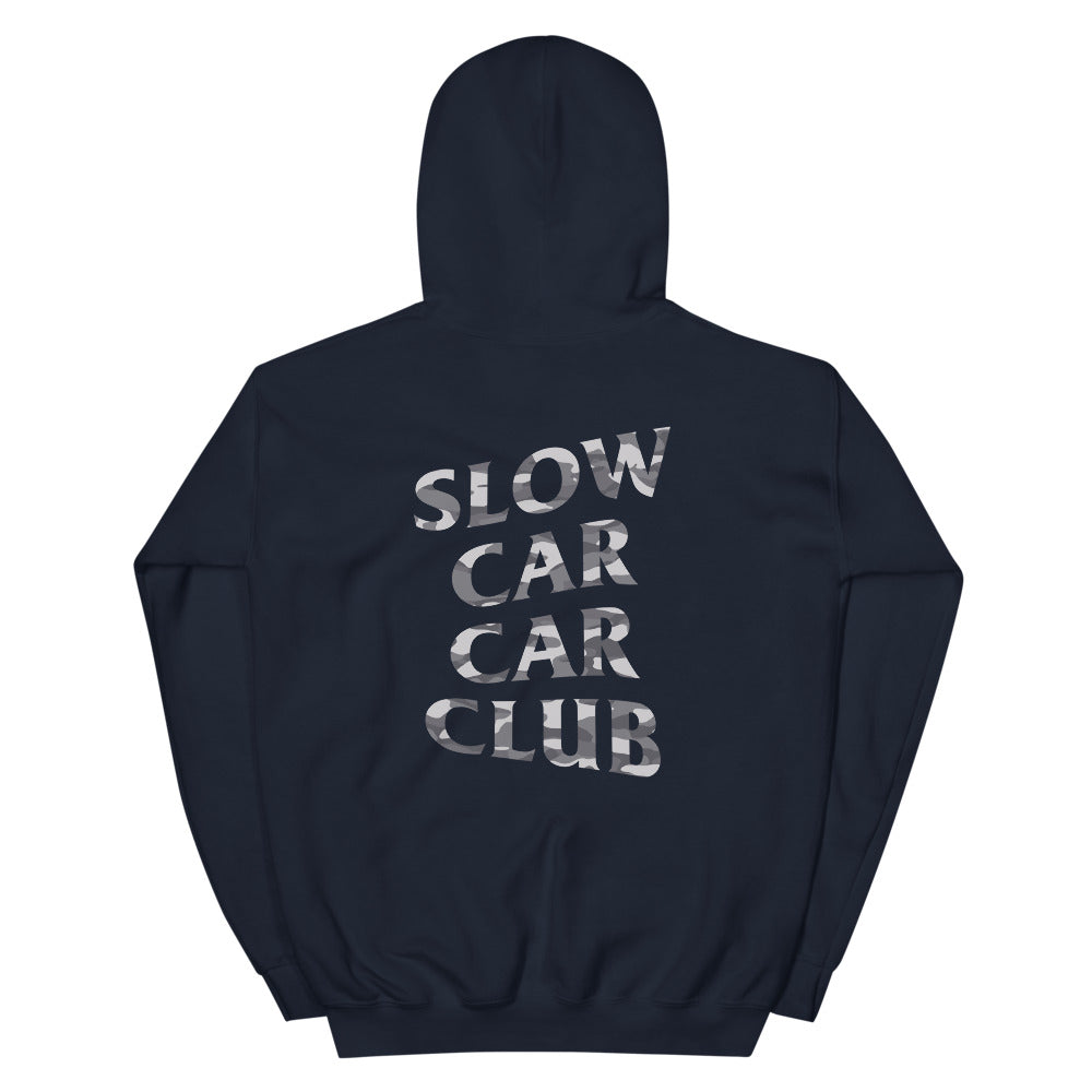 Slow Car Car Club Camo Hoodie