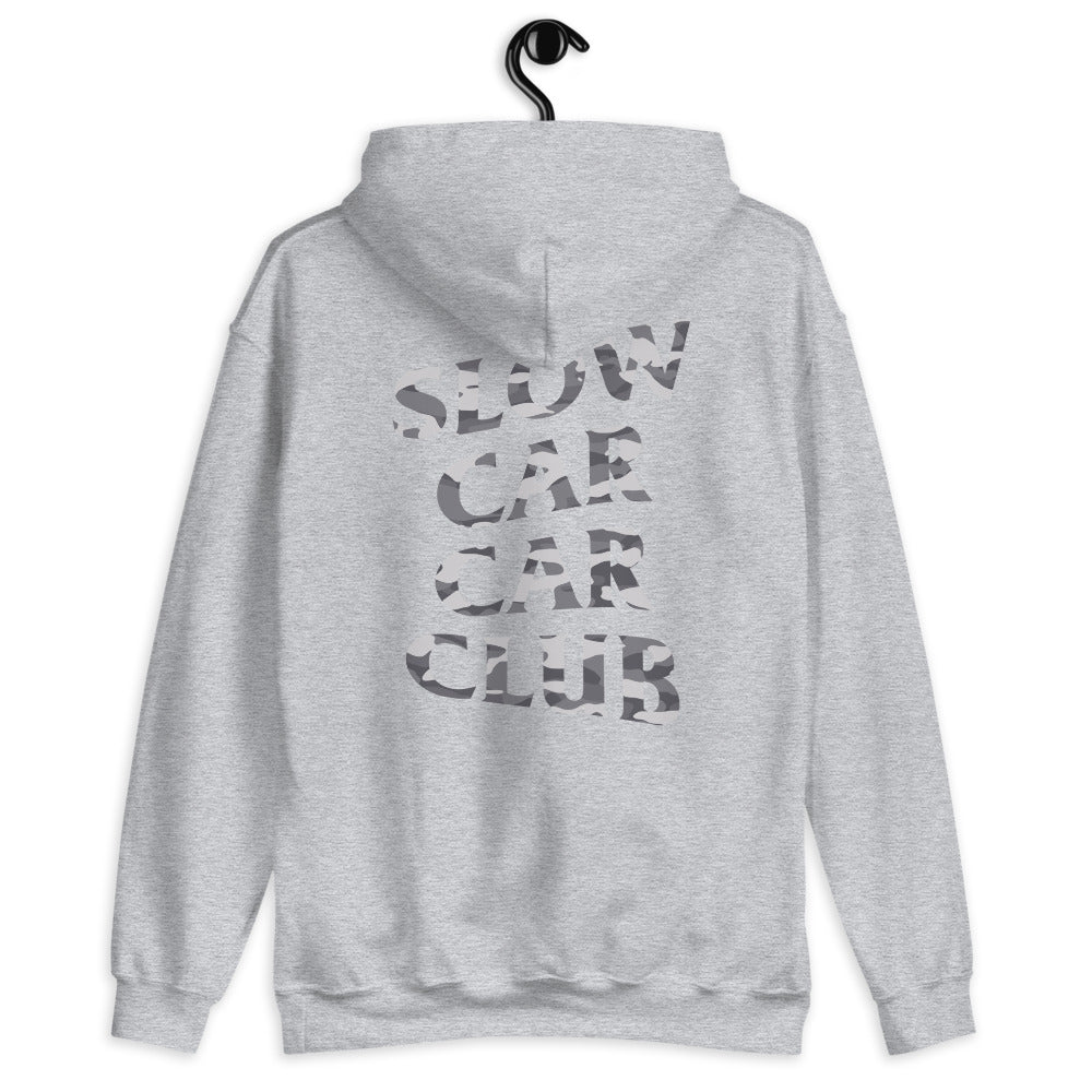 Slow Car Car Club Camo Hoodie