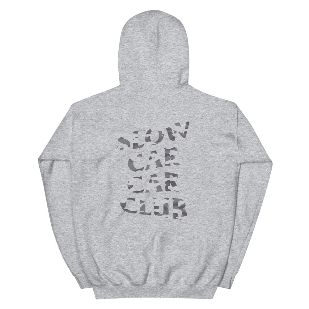 Slow Car Car Club Camo Hoodie