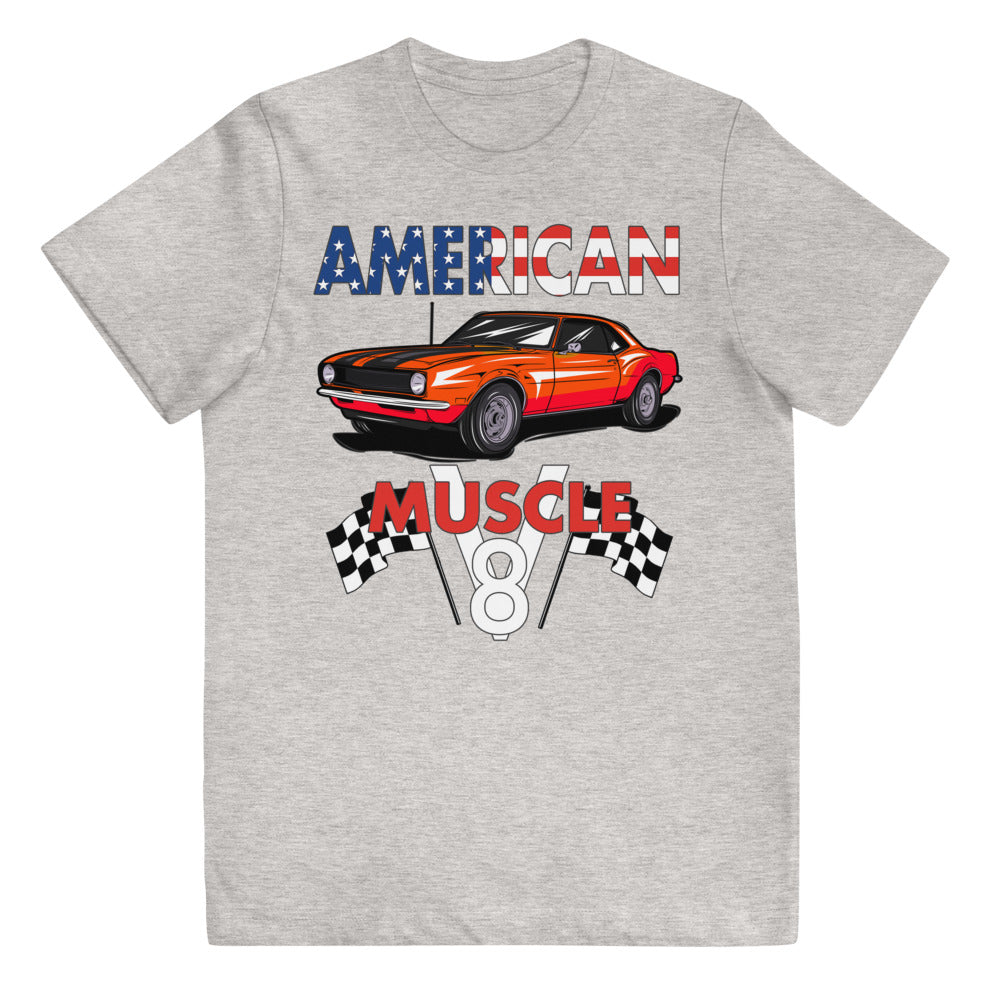 V8 Muscle Car Kids Shirt