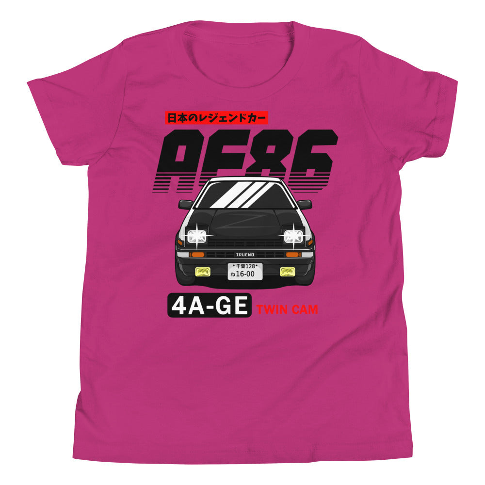 AE86 4AGE Twin Cam Kids Shirt