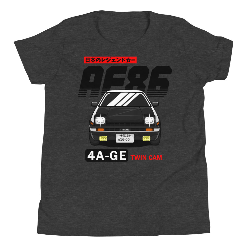 AE86 4AGE Twin Cam Kids Shirt