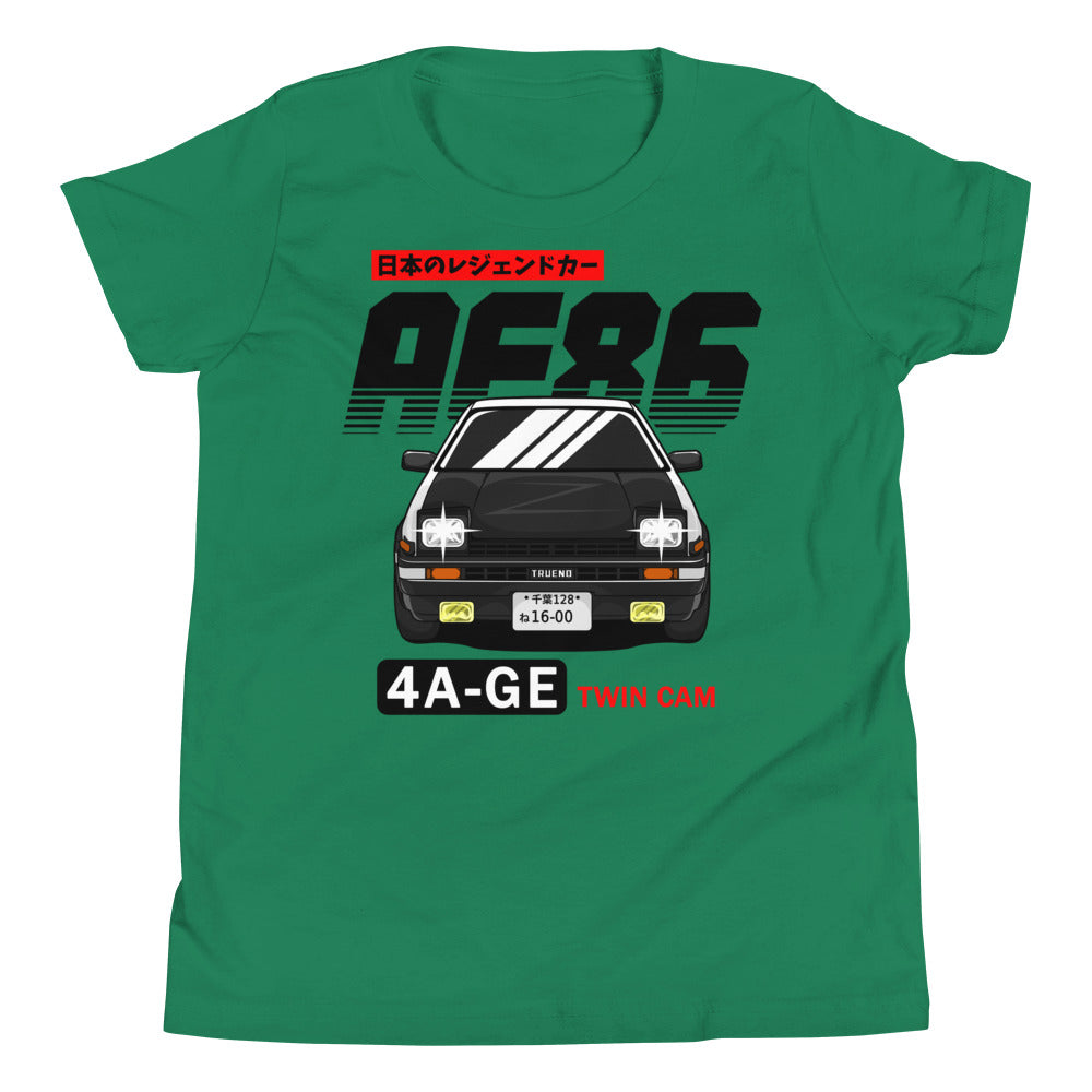 AE86 4AGE Twin Cam Kids Shirt