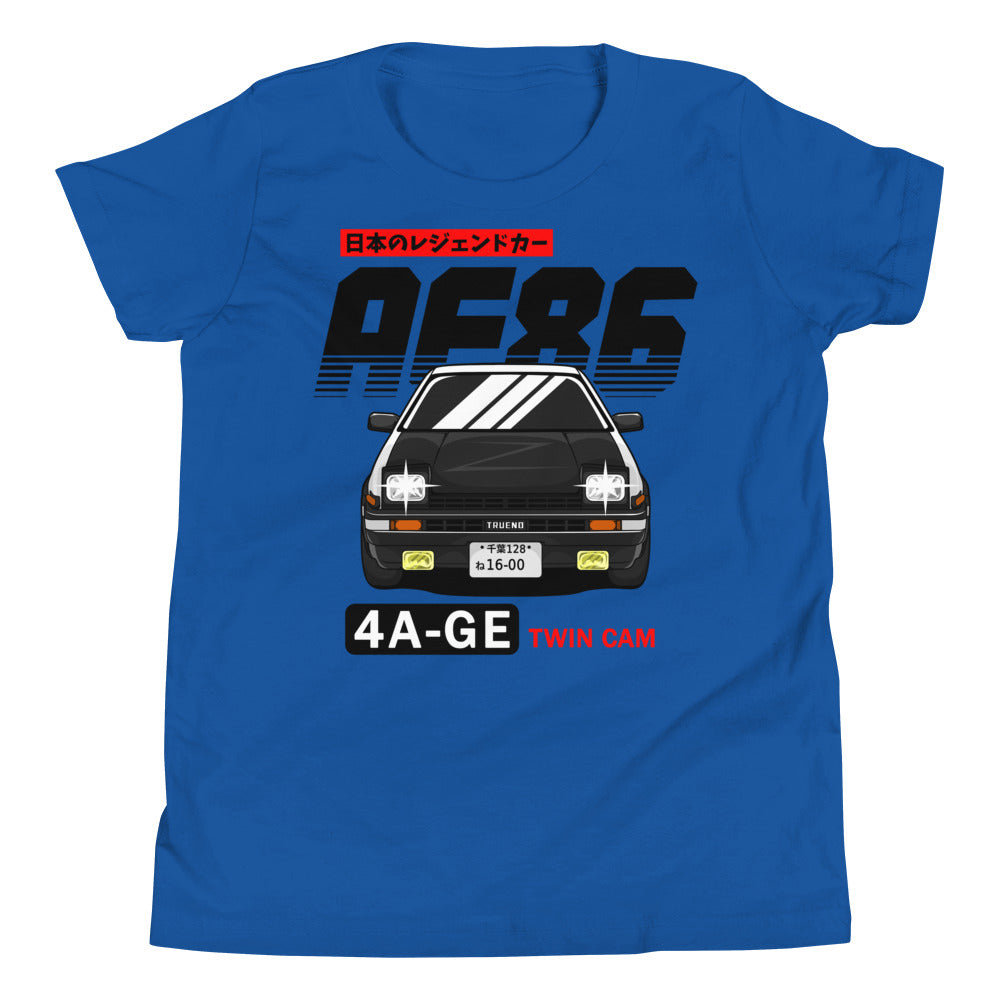 AE86 4AGE Twin Cam Kids Shirt