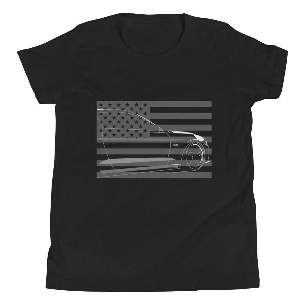 S550 Mustang Flag Kids Shirt