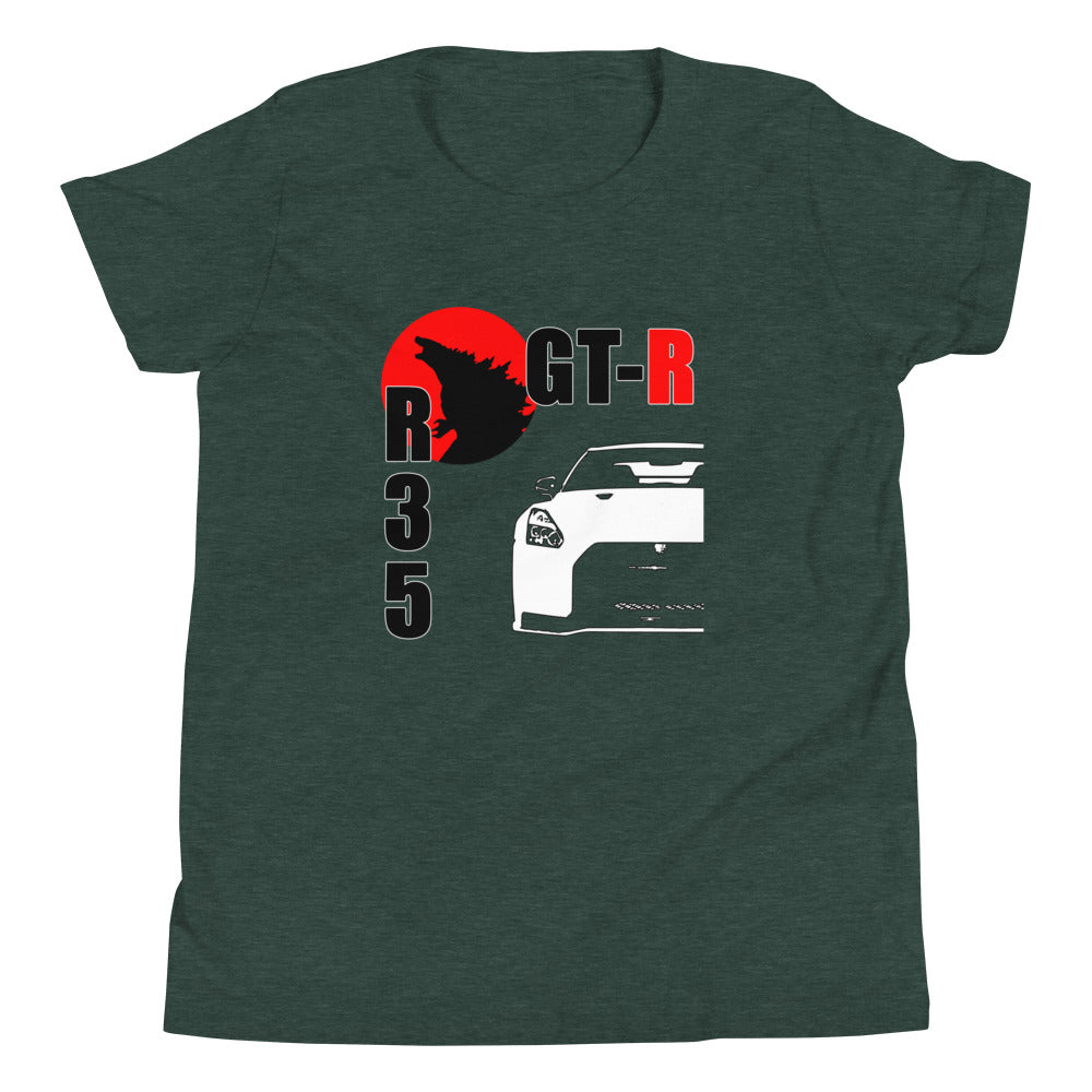 R35 GTR Godzilla Kids Shirt