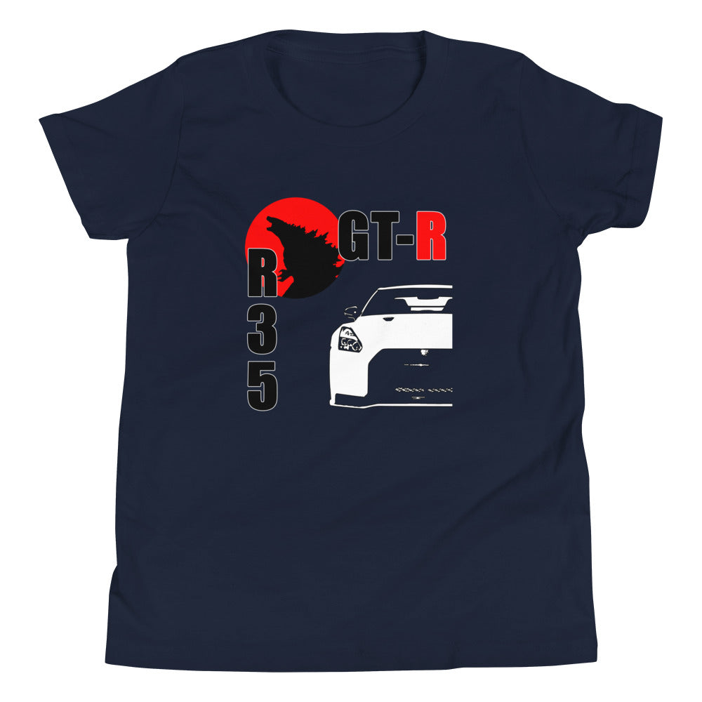 R35 GTR Godzilla Kids Shirt