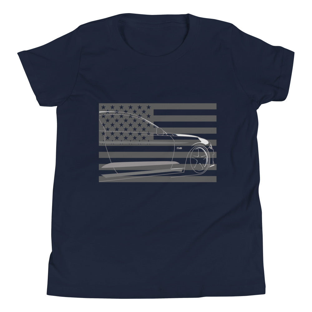 S550 Mustang Flag Kids Shirt