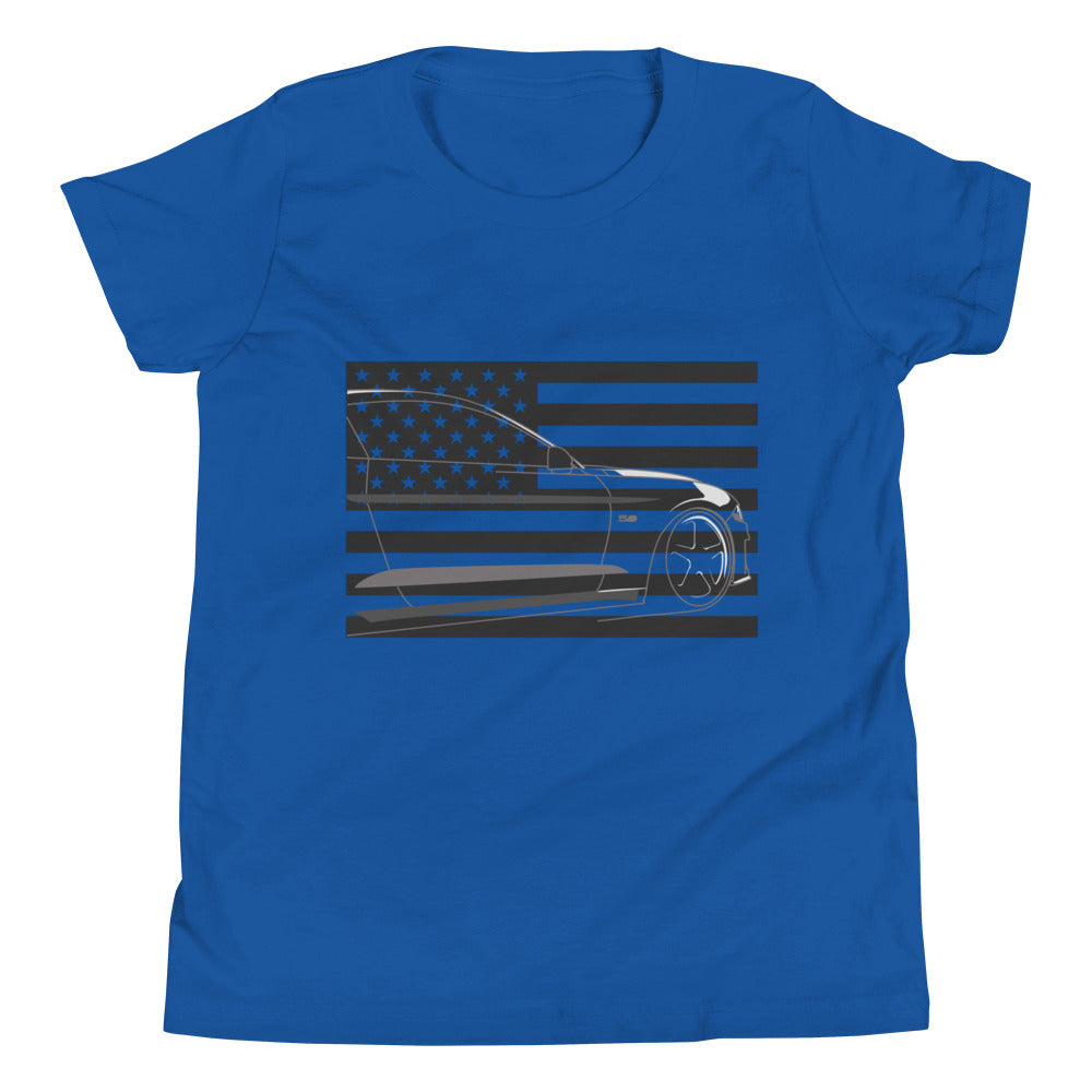 S550 Mustang Flag Kids Shirt
