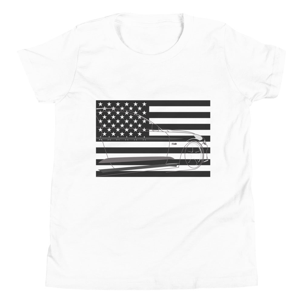 S550 Mustang Flag Kids Shirt