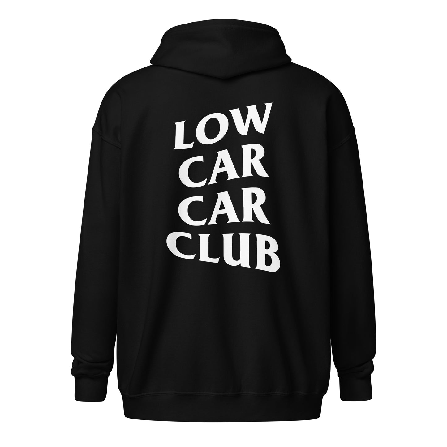 Low Car Car Club Zip Hoodie