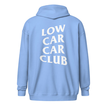 Low Car Car Club Zip Hoodie