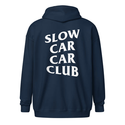 Slow Car Car Club Zip Hoodie