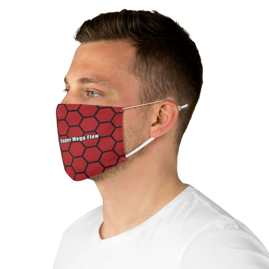 Super Mega Flow Red Face Mask