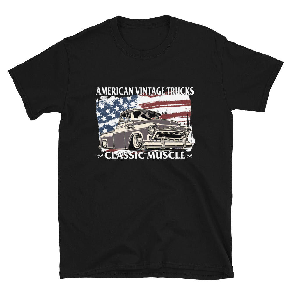 Classic Truck American Flag Shirt