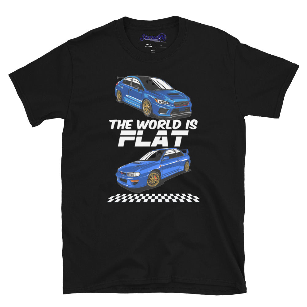 The World Is Flat Subie Shirt