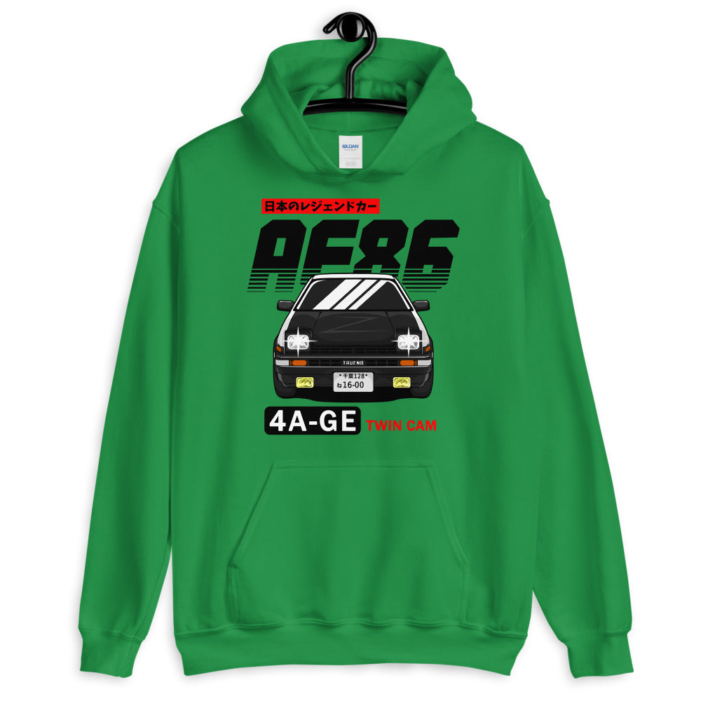 AE86 4AGE Twin Cam Hoodie