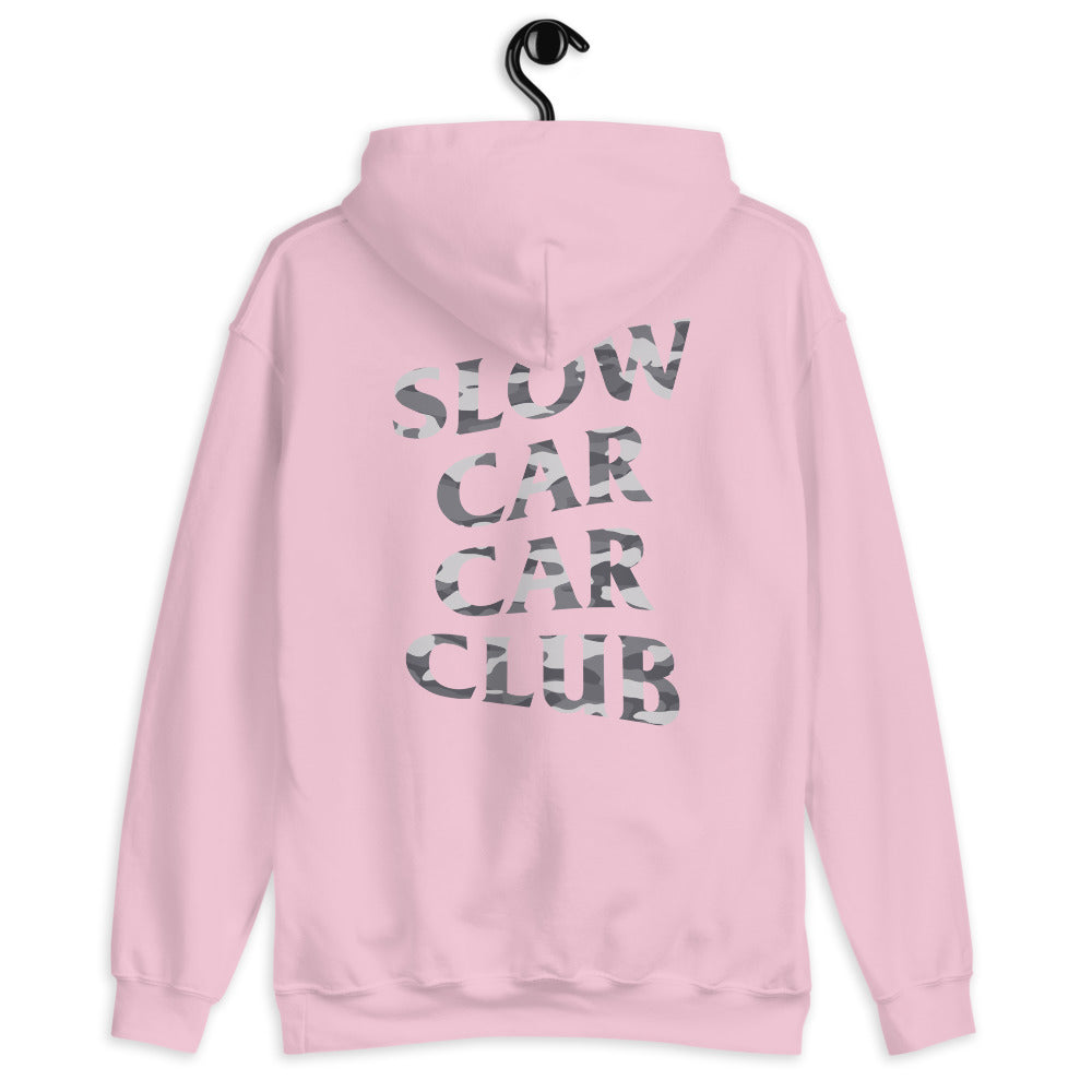 Slow Car Car Club Camo Hoodie