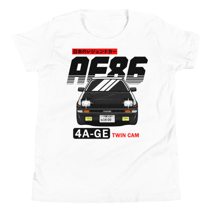 AE86 4AGE Twin Cam Kids Shirt