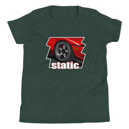 Static Stance Wheel Kids Shirt