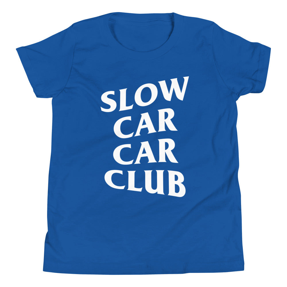 Slow Car Car Club Kids Shirt